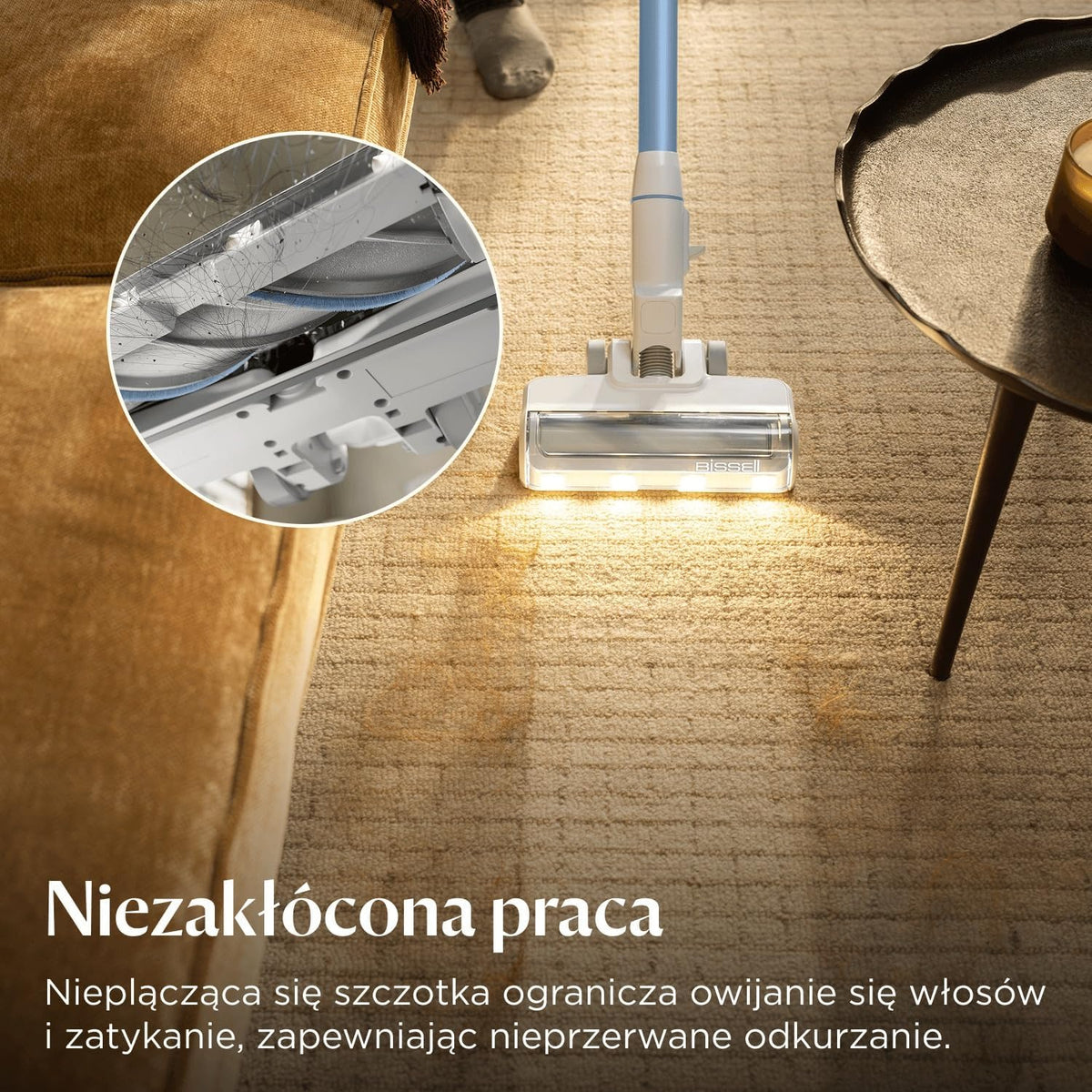 BISSELL PowerClean Odkurzacz Pionowy Bezprzewodowy 3 w 1 200W 4261N