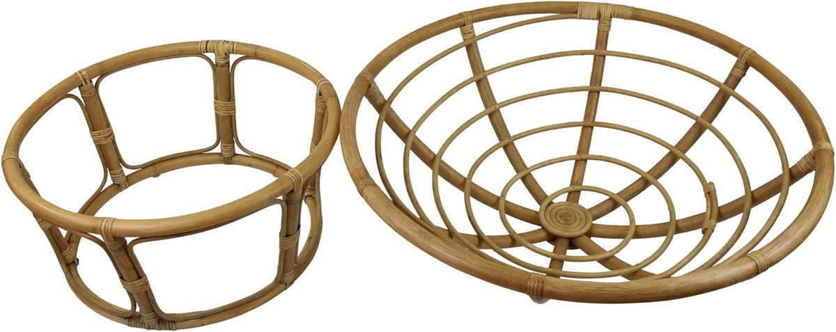 FRANK FLECHTWAREN Sillón relax Papasan, 3 pzas.