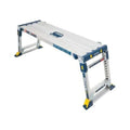 Plataforma de trabajo ajustable Work & Access 79023 de aluminio, altura ajustable, plataforma antideslizante
