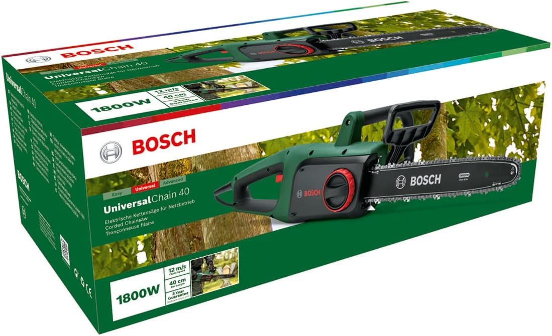 Bosch Universalchain 40 Piła, Zielony/Czarny, 41,5 x 27,4 x 21,6 cm