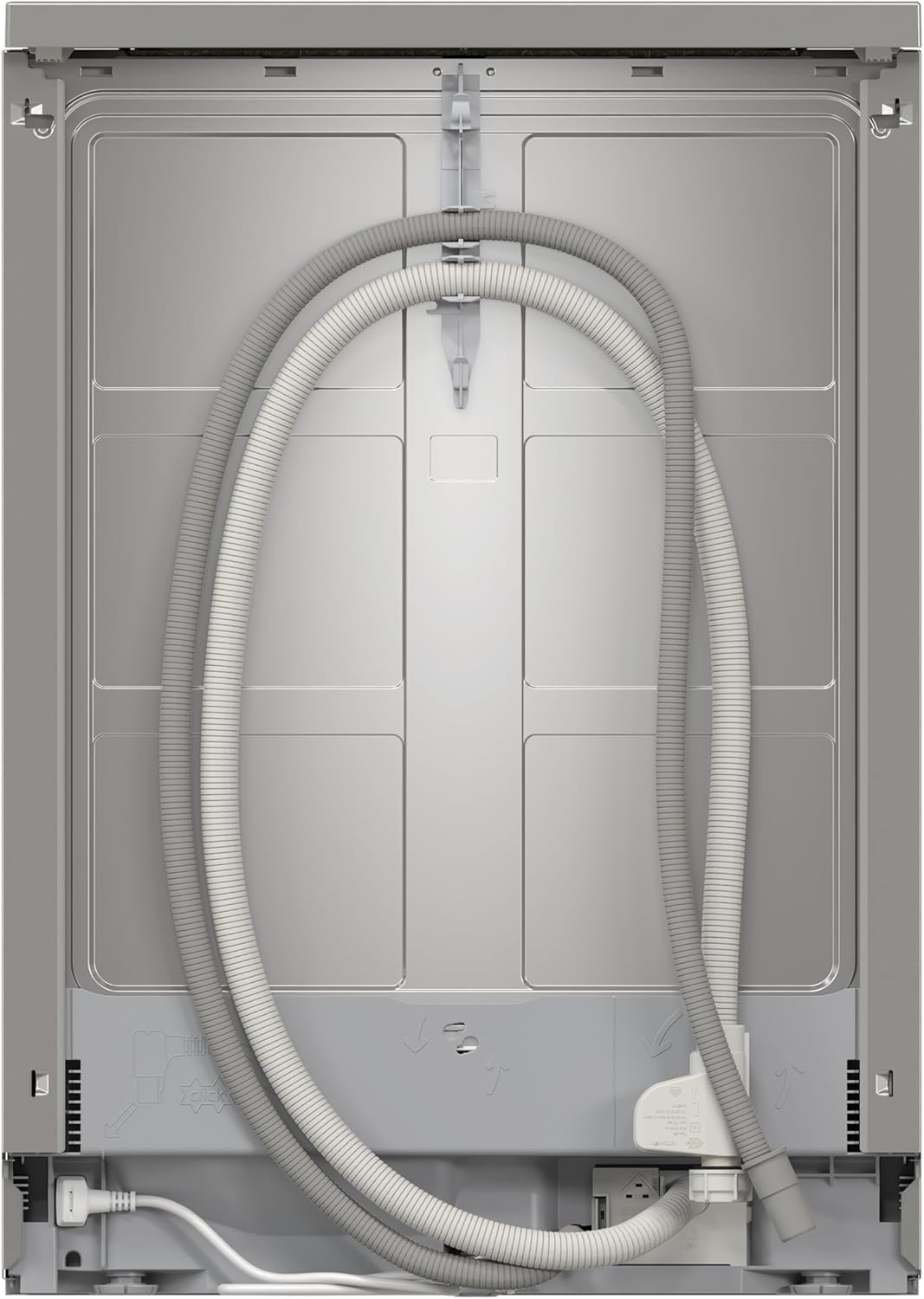 Bosch - Lavavajillas de libre instalación, 60 cm, Serie 4, Home Connect, Motor EcoSilence, Acero, SMS4EMI06E