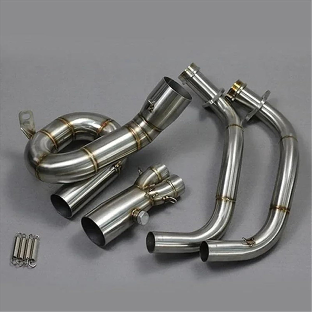 Tubo de enlace para sistema de escape completo de motocicleta para Yamaha MT07, MT-07, Tracer, XSR 700 (2015-2024) Silenciador de escape de moto