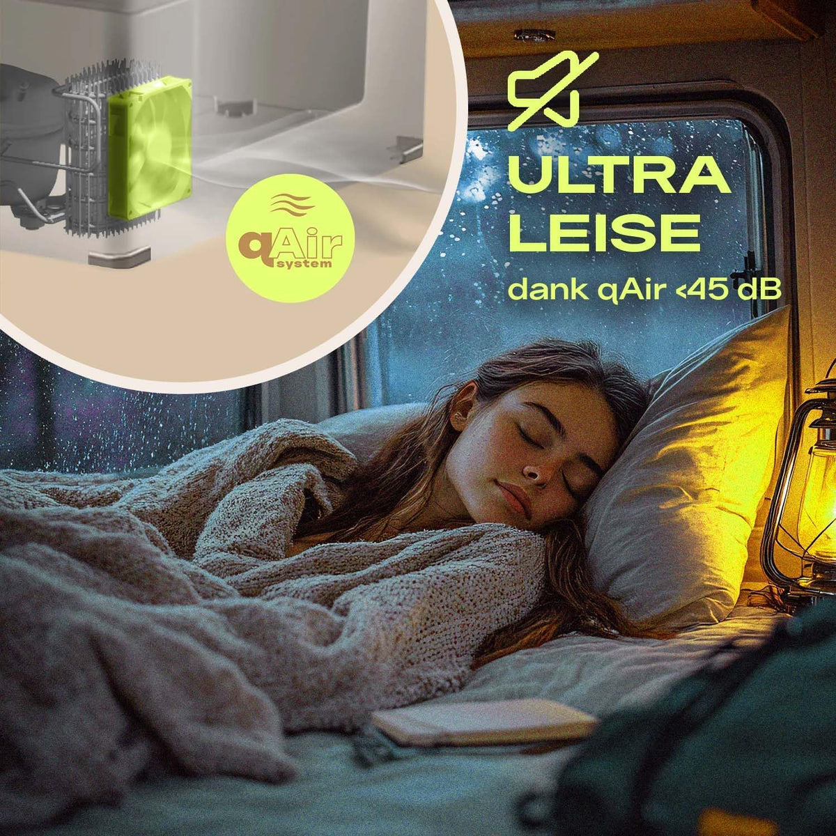 Nevera de compresor con función de congelación 50L 12V 230V hasta -20°C con control por App para coche, camping y viajes