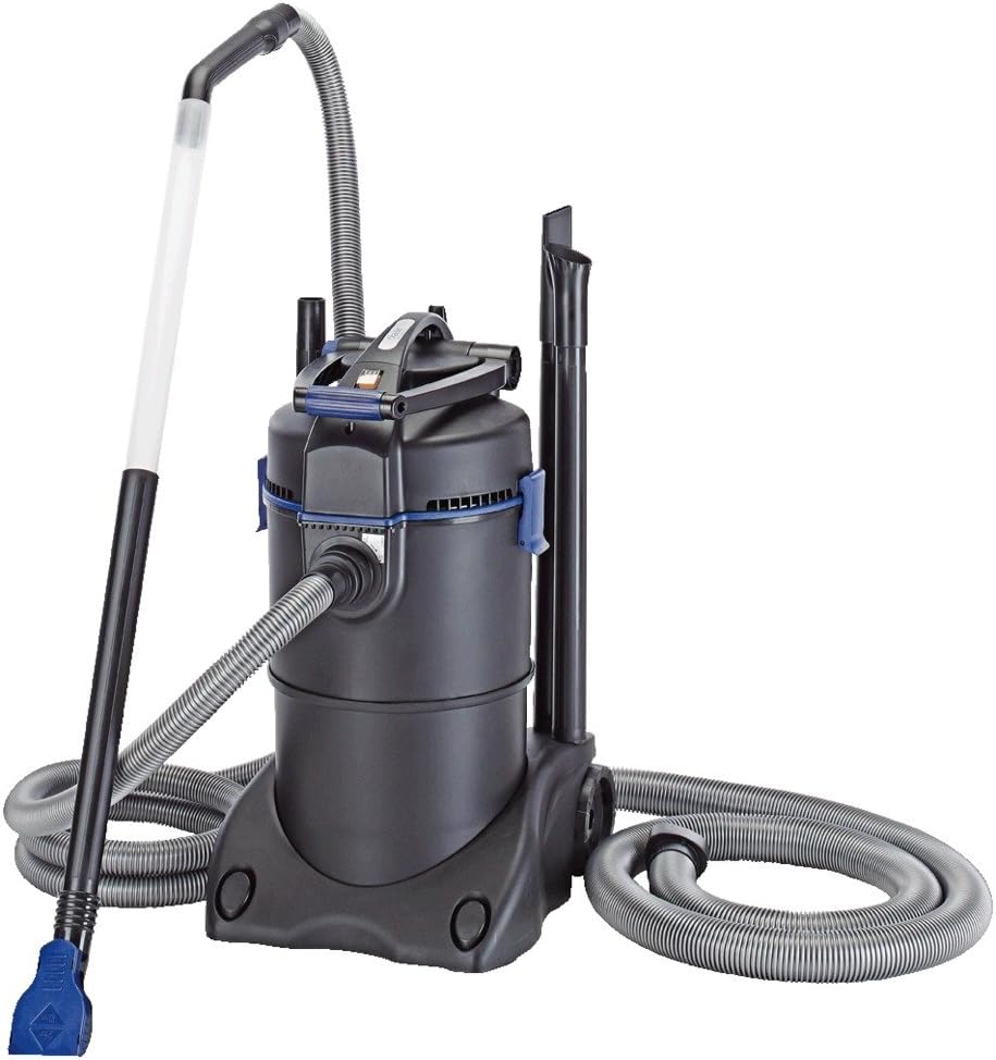 Oase 37102 PondoVac 3, 1600 W, 4000 l/h - Aspirador de lodos para estanques, aspirador para piscinas para una limpieza rápida del fondo, tratamiento de agua, para todo tipo de estanques y uso doméstico