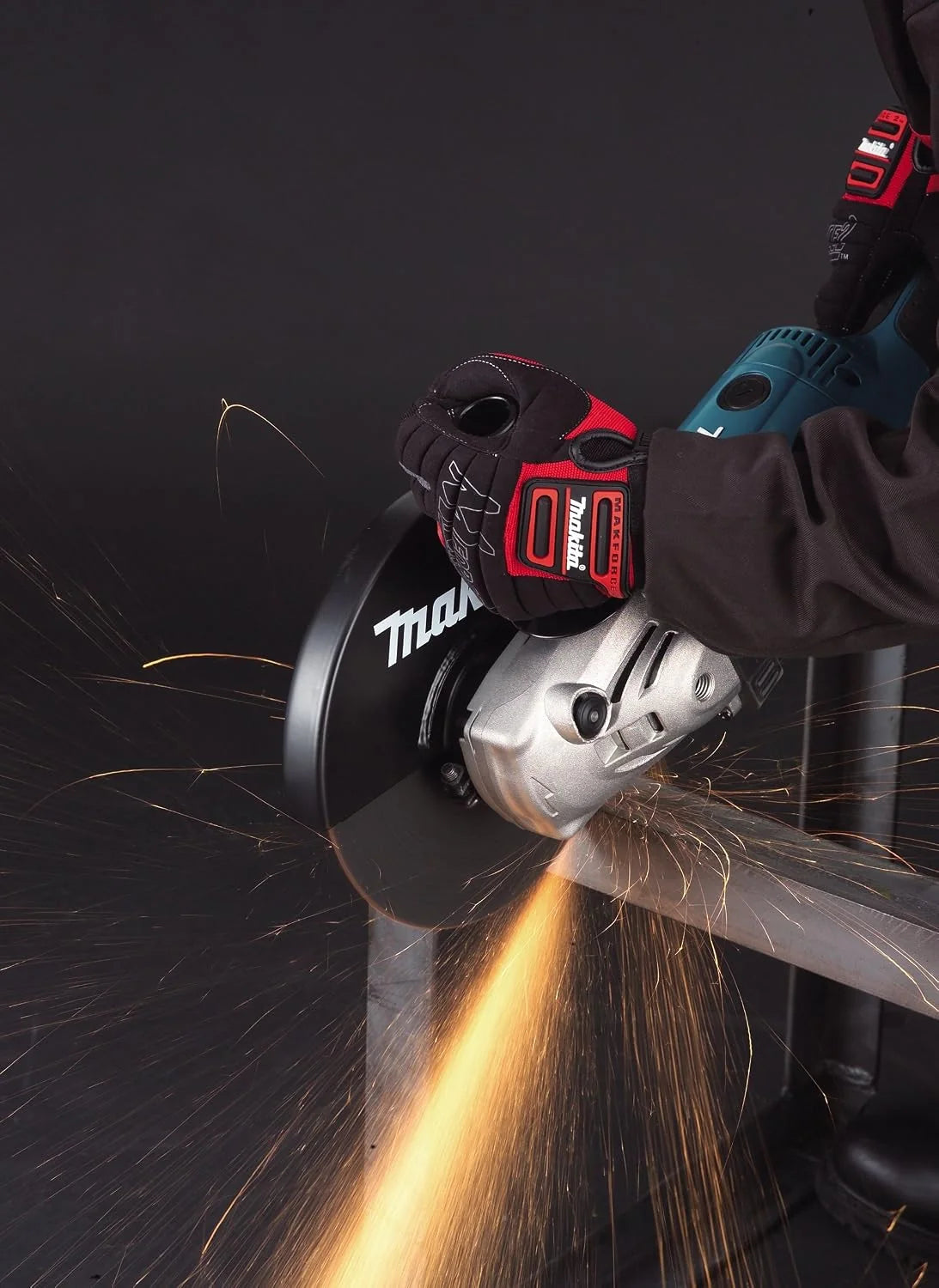 Makita Szlifierka kątowa 230 mm, 2200 W, niebieska, bez walizki, bez tarcz diamentowych
