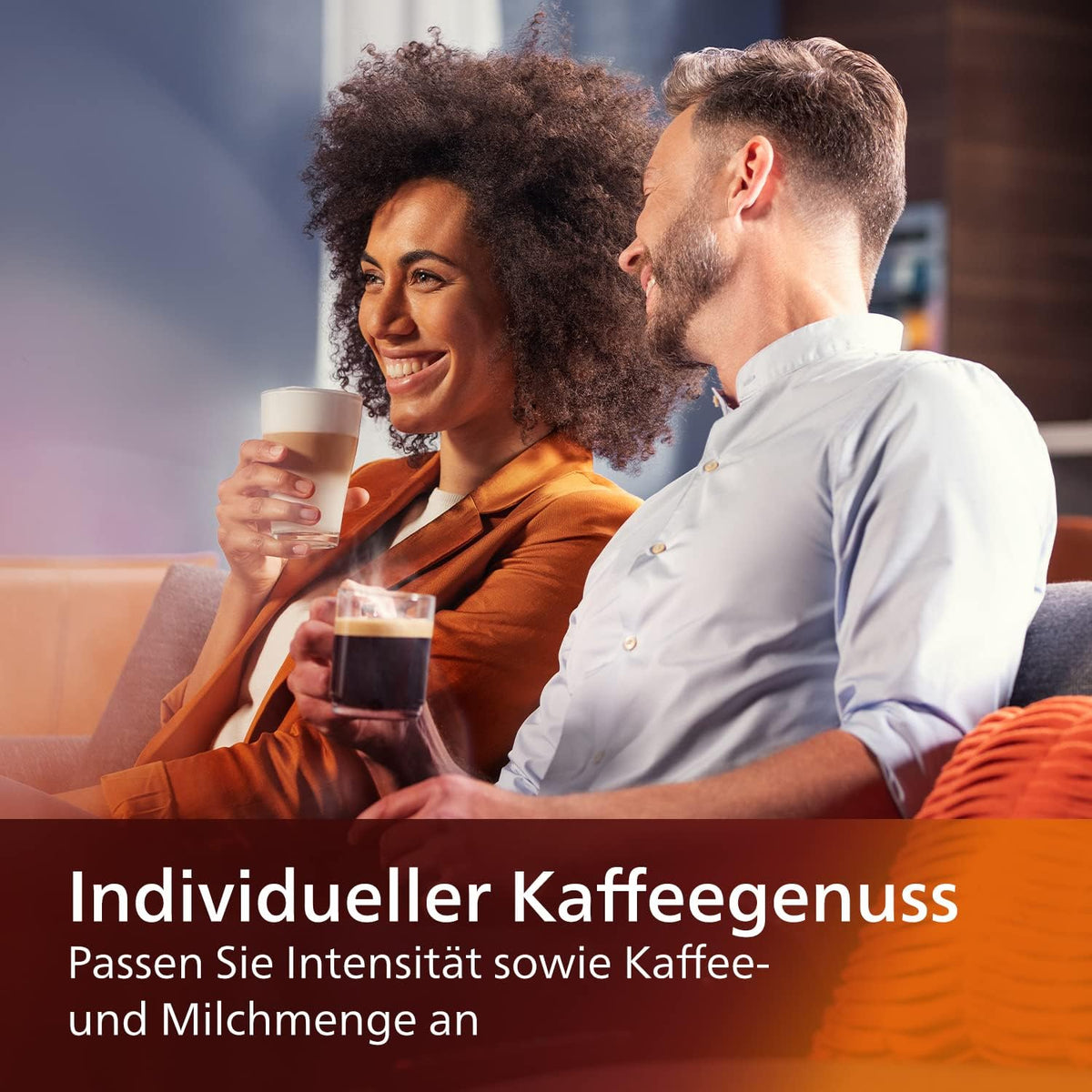 Cafetera superautomática Philips Serie 5400 – Sistema de leche LatteGo, 12 especialidades de café, pantalla intuitiva, 4 perfiles de usuario, cromo (EP5447/90)