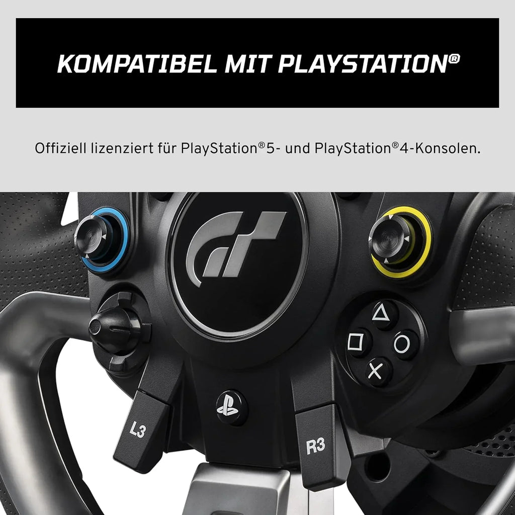 Conjunto de volante Sim Racing Direct Drive 5 Nm, base de volante GT DD Pro, pedales, compatible con PlayStation PS5, PS4 y PC