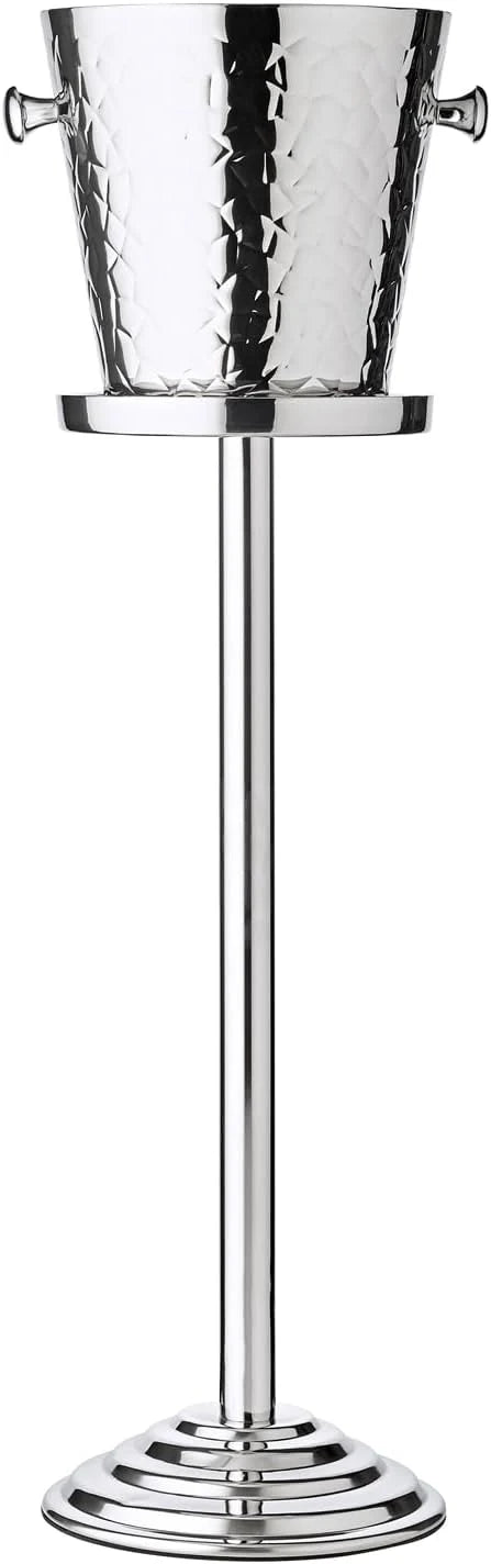EDZARD Cooler do wina Capri ze stojakiem (Ø 22 cm, H 83 cm), wzorzysty