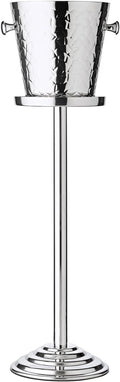 EDZARD Cooler do wina Capri ze stojakiem (Ø 22 cm, H 83 cm), wzorzysty