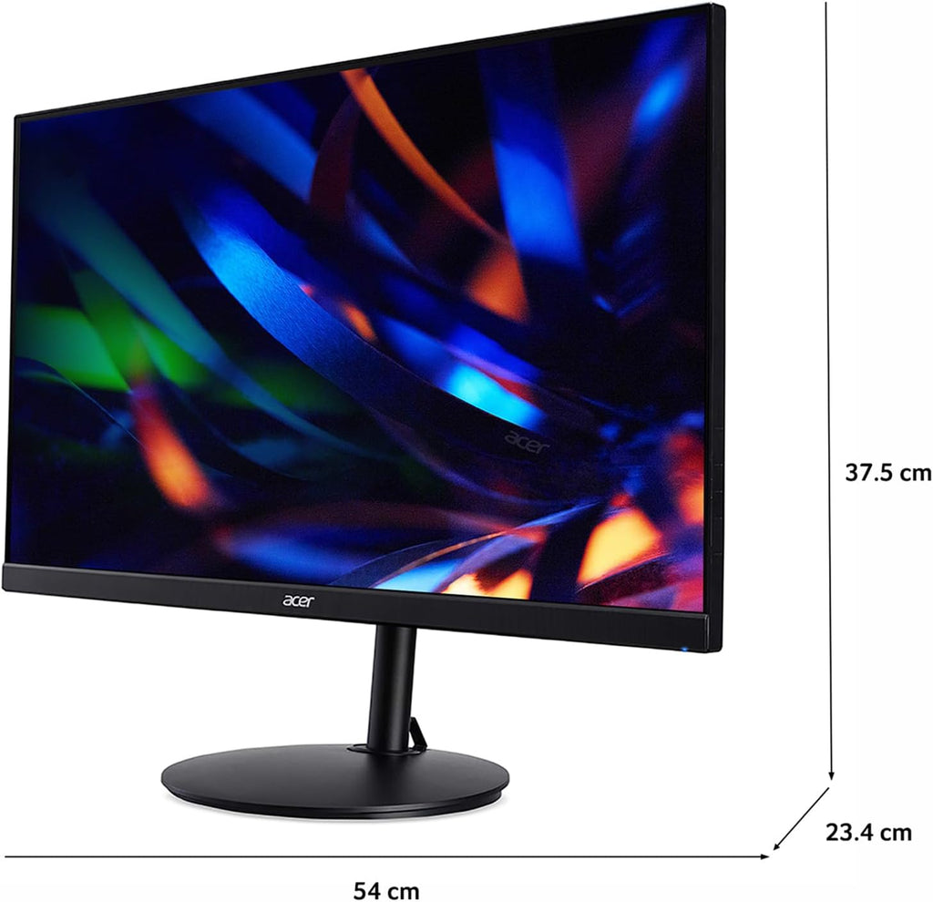 Acer CBA242YHbirf - Monitor para PC 24" Full HD, 100Hz HDMI/75Hz VGA (1920x1080, 16:9, FreeSync, 1ms VRB, 250 Nits, Comfyview, BlueLightShield, Flicker-Less, 1xVGA/1xHDMI 1.4) Monitor para PC, Color Negro