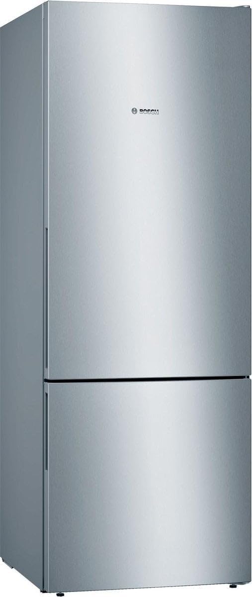 Bosch KGV58VLEAS, Serie 4, Frigorífico con congelador, Libre instalación, 191 x 70 cm, 377 L / 126 L, Acero inoxidable