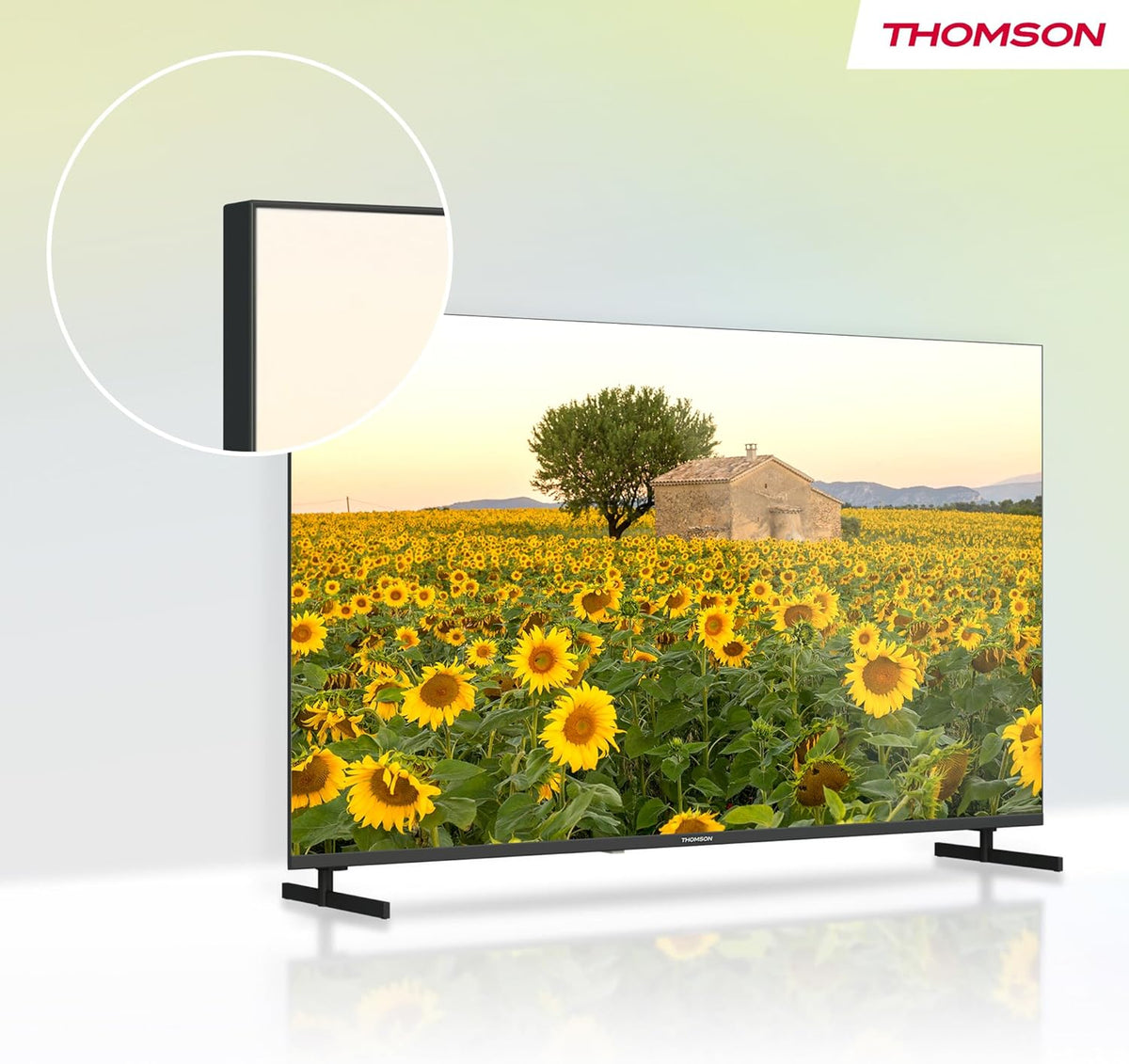 THOMSON 24 pulgadas (60 cm) LED HD 12V Smart TV Android para camping, Google Assistant, Wi-Fi, Dolby Digital, Bluetooth, triple sintonizador (cable, satélite, antena), HDMI, CI, panel A - 24HA2S13C