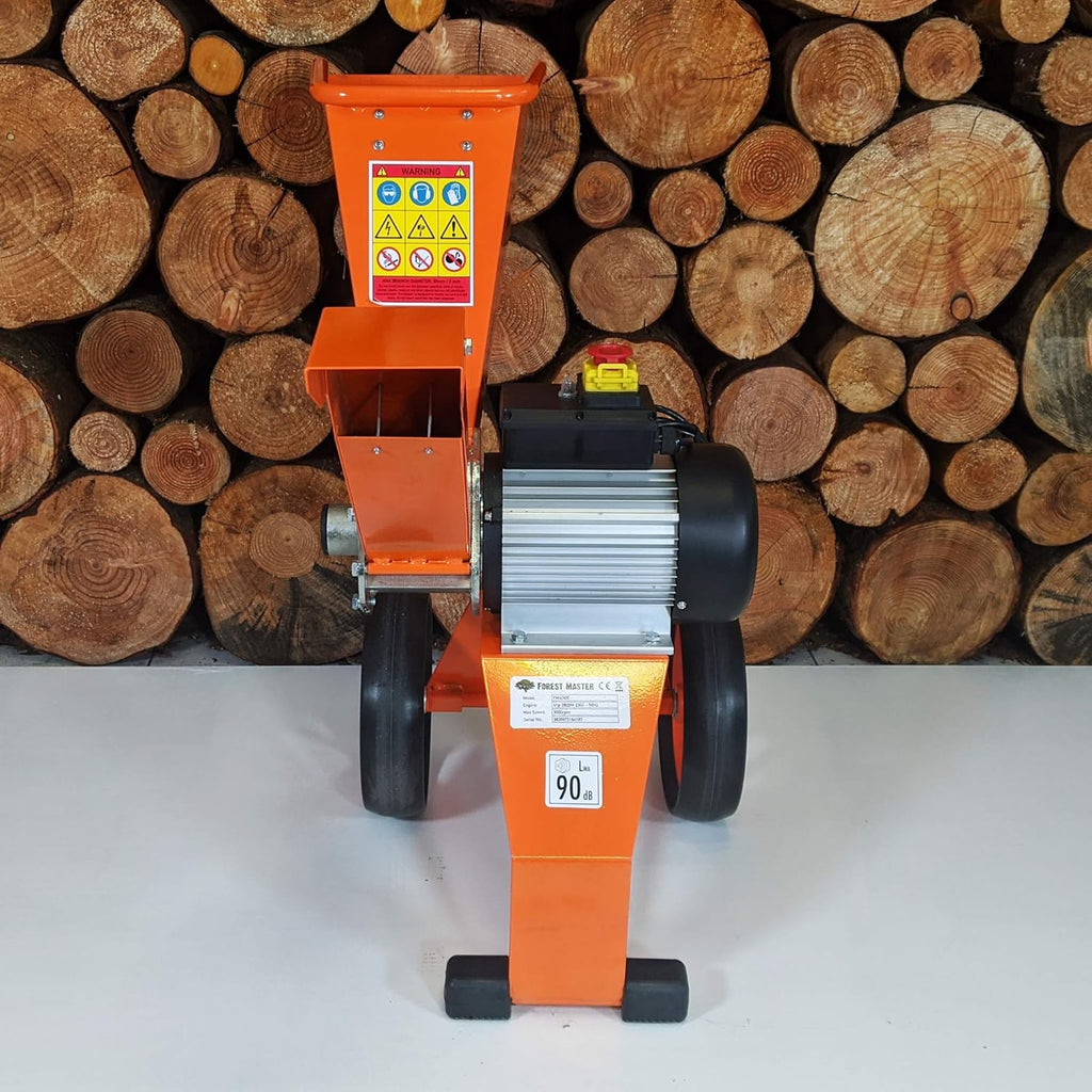 Trituradora Forest Master 2800 vatios 4 CV AST para hojas y madera, trituradora de jardín, biotrituradora eléctrica