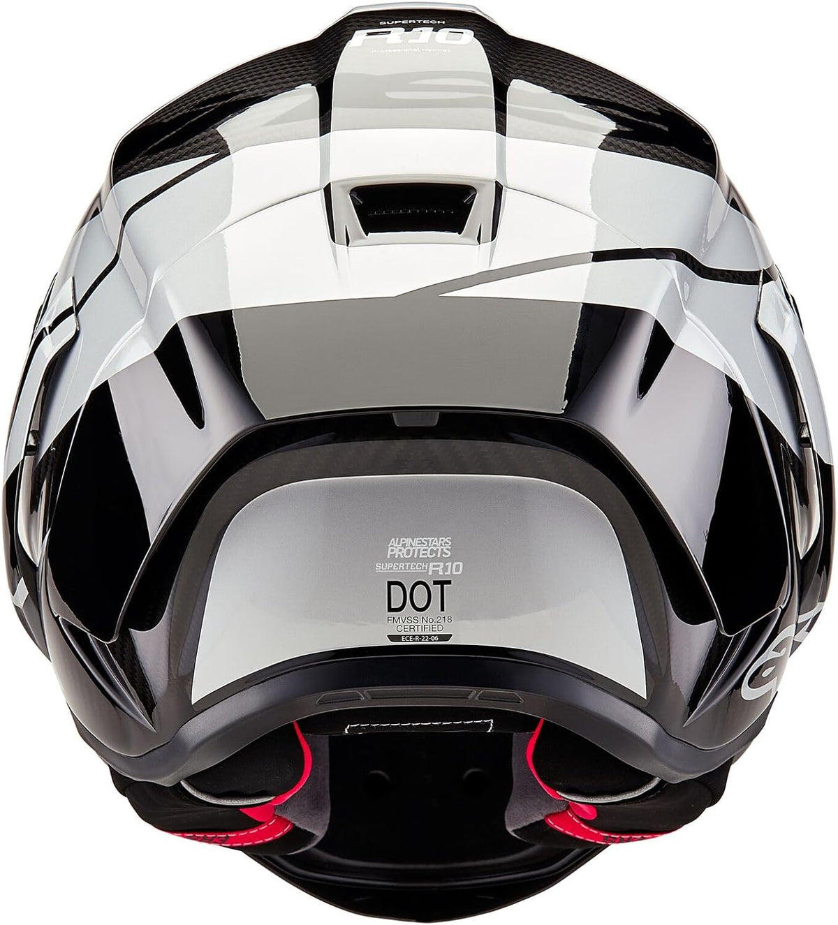 Casco Alpinestars Supertech R10 Element Carbon, negro/plata, S (55/56)
