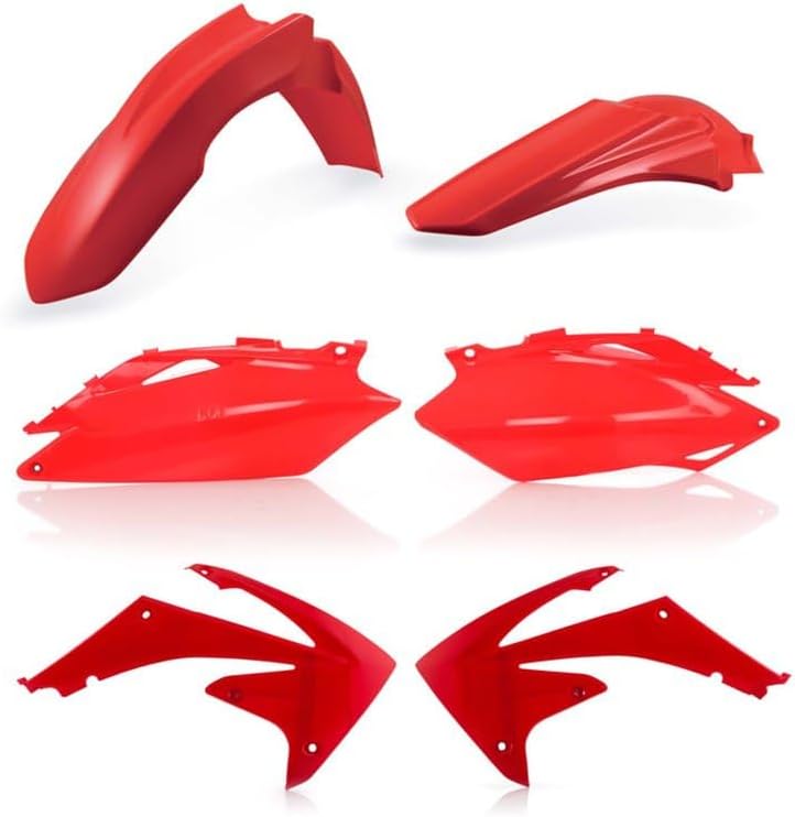 Kit de plástico Acerbis 0013148.110 para HON CRF 450R 09-10 Rojo