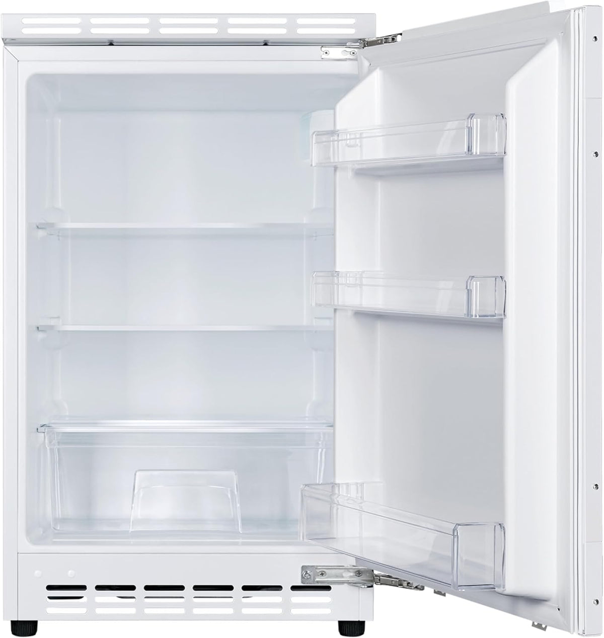 Frigorífico integrable bajo encimera Amica, capacidad total, integrable (panelable) para nicho de 81,5 cm, control electrónico, compresor Inverter, iluminación LED, alarma de puerta abierta