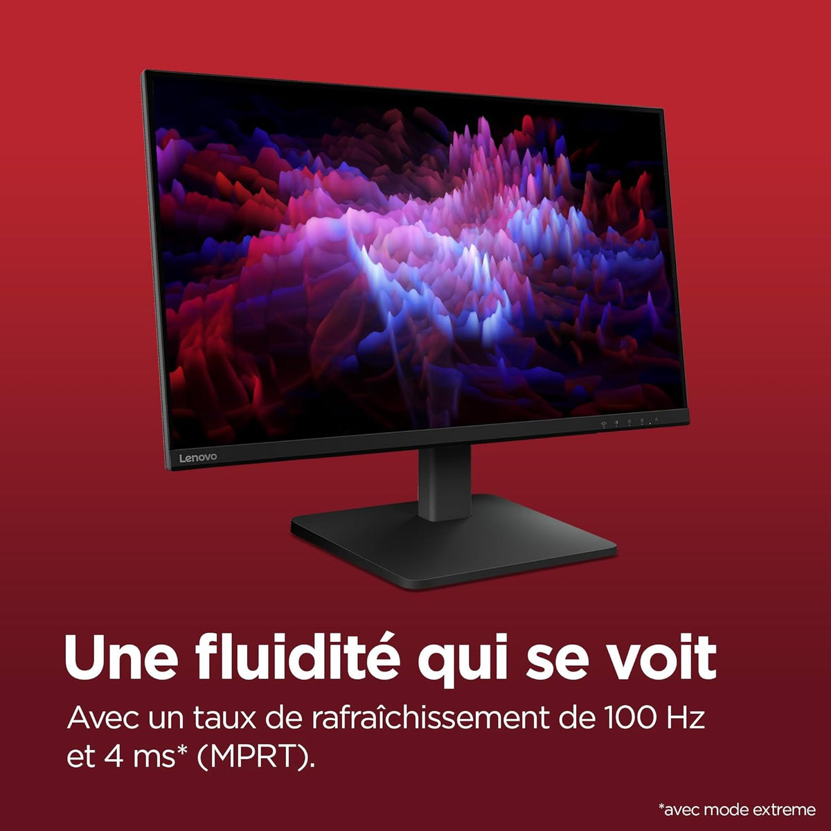 Lenovo L27qe - Monitor QHD de 27'' (IPS, 100 Hz, 4 ms, HDMI+DP, cable HDMI) - Negro