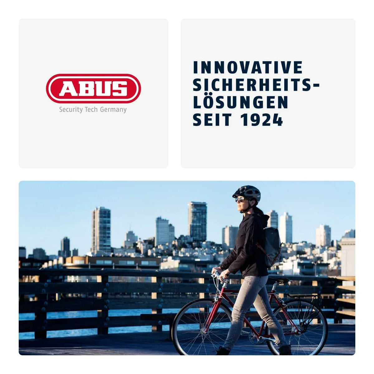 Candado en U Granit Super Extreme 2500/165HB230 para bicicleta y bicicleta eléctrica, nivel de seguridad 15, acero endurecido de 20 mm, incluye soporte