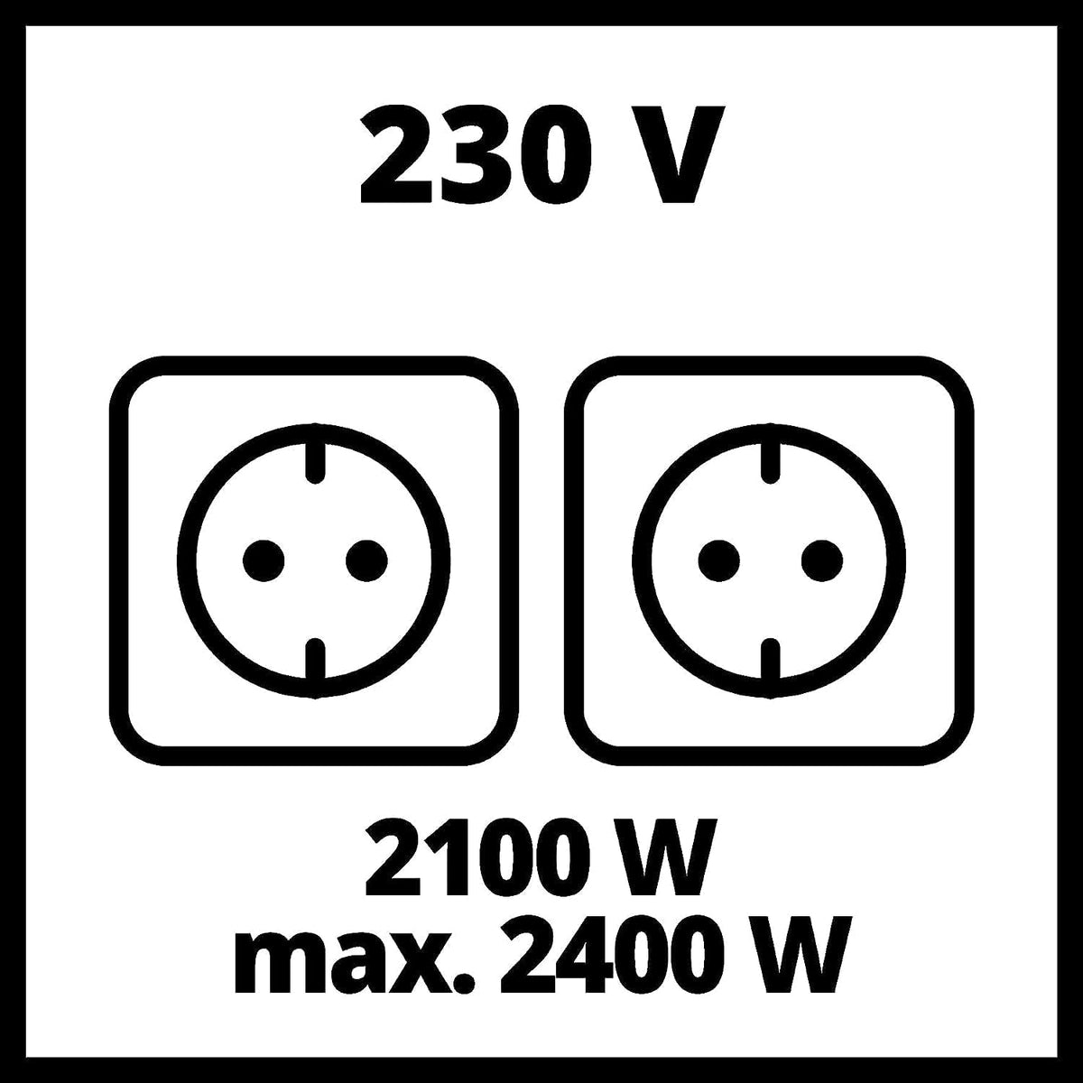 Generador eléctrico (gasolina) Einhell TC-PG 25/1/E5 (máx. 2400 W, depósito de 15 l, potencia continua de 2100 W, motor de 4 tiempos, 2x 230 V, protección contra sobrecarga, voltímetro, función AVR)