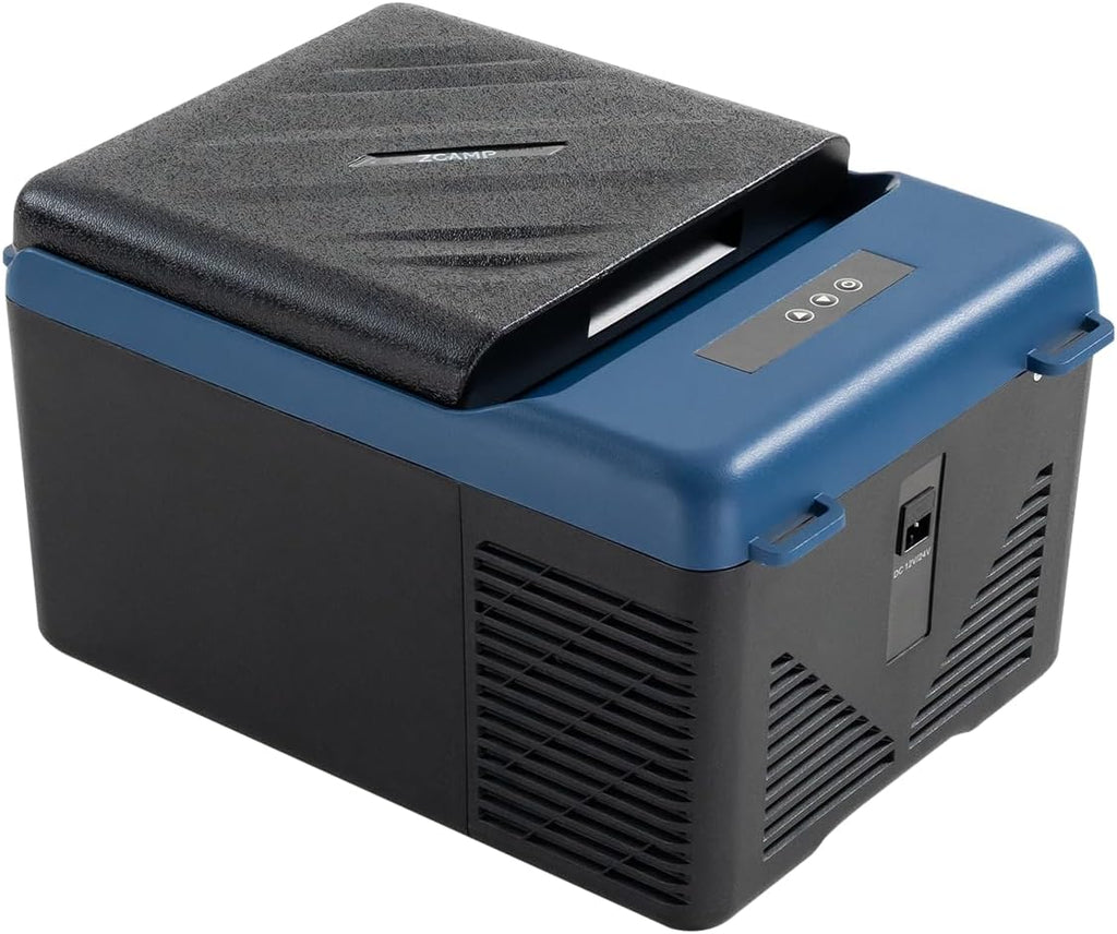KI9 9L Mini Lodówka Przenośna Lodówka Samochodowa Zamrażarka 12/24V DC, Do Podróży, Pikniku, Kempingu, Użytku Zewnętrznego, od -20℃ do 20℃