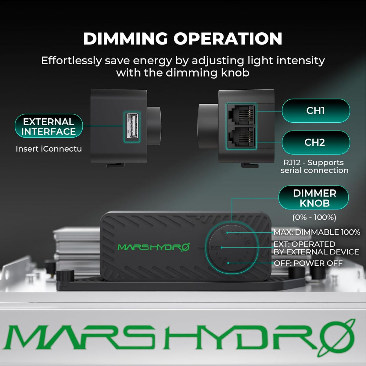 Set de cultivo completo para interior MARS HYDRO con controlador integrado WiFi, lámpara de cultivo TS1000 programable y regulable, armario de cultivo de 80x80x160 cm con alta reflectividad 1680D y kit de ventilación automática de 4"