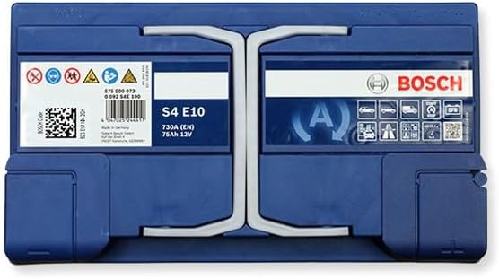 Bosch S4E10 - Batería de coche - 75 A/h - 730 A - Tecnología EFB - adecuada para vehículos con Start/Stop