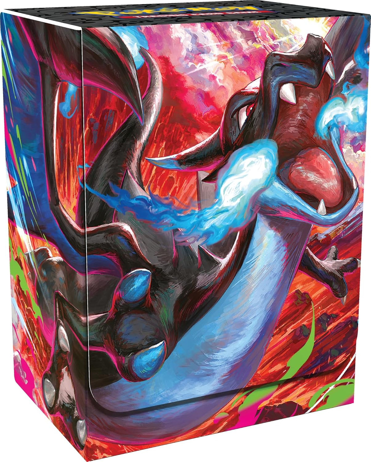 Pokémon: Colección Ultra Premium Mega Charizard X-ex de JCC Pokémon (dos cartas de promoción holográficas, 18 paquetes de mejora y accesorios premium)