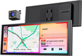 Pantalla portátil inalámbrica Krunia de 9,26" para Apple CarPlay y Android Auto, actualizaciones OTA, cámara de visión trasera, Mirror Link, Bluetooth 5.0, control por voz, navegación GPS, FM