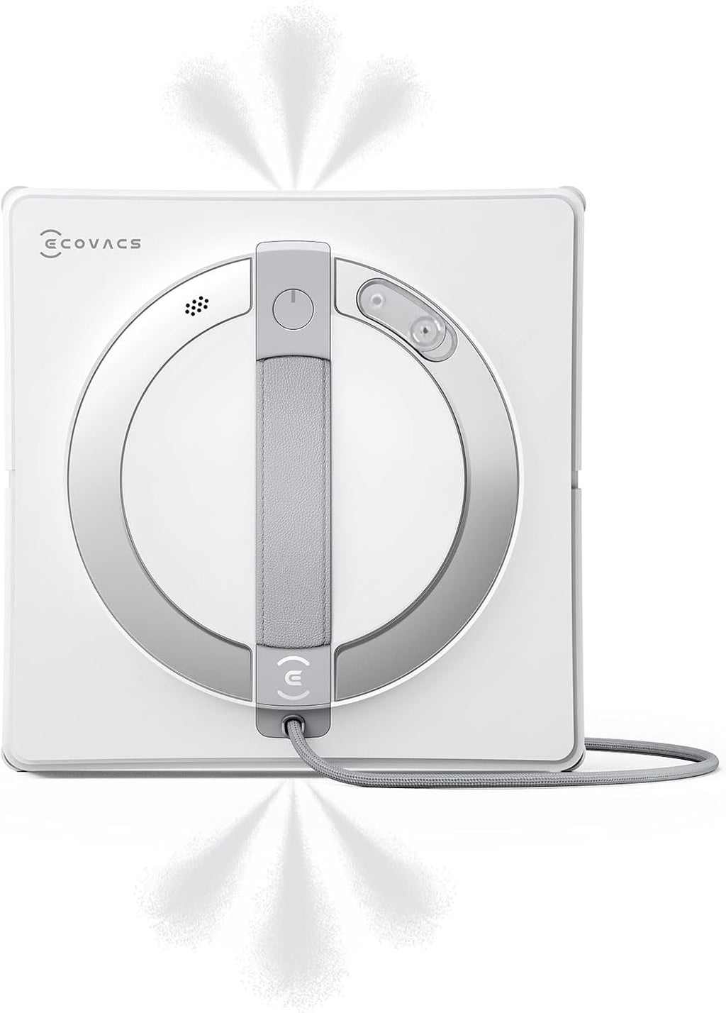 Robot limpiacristales ECOVACS WINBOT W2 PRO, pulverizador de agua de 3 boquillas, sistema de protección de 10 niveles, planificación de rutas Win-SLAM 4.0, sistema de escalada estable, detección de bordes, control por app, blanco