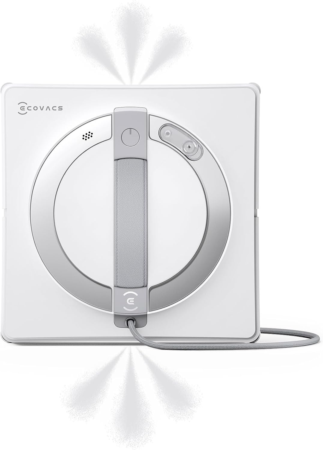 Robot limpiacristales ECOVACS WINBOT W2 PRO, pulverizador de agua de 3 boquillas, sistema de protección de 10 niveles, planificación de rutas Win-SLAM 4.0, sistema de escalada estable, detección de bordes, control por app, blanco