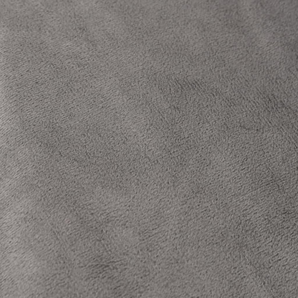 Koc obciążeniowy z poszewką szary 137 x 200 cm 10 kg bawełna