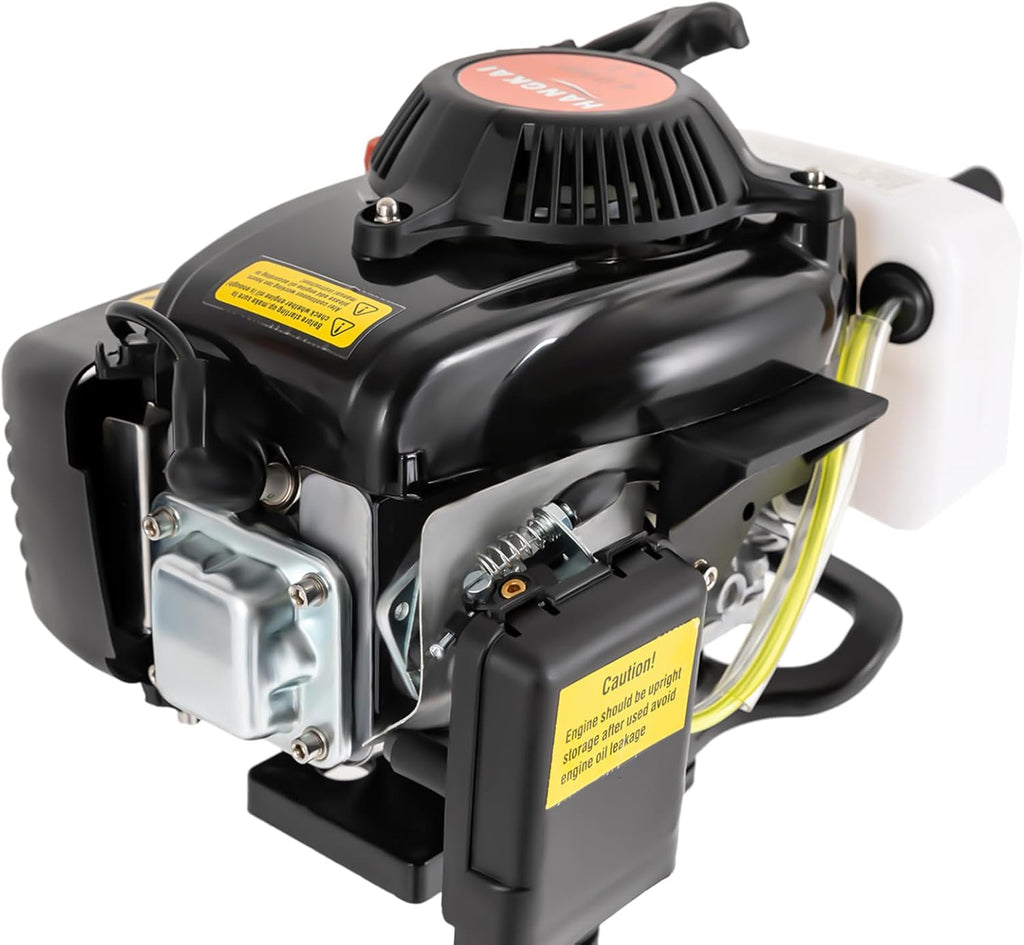 Motor fueraborda JJsdwin de 4 tiempos, motor de barco de 4 CV, potente motor fueraborda de 55 cc para botes inflables, barcos de pesca y embarcaciones de pesca, refrigerado por aire