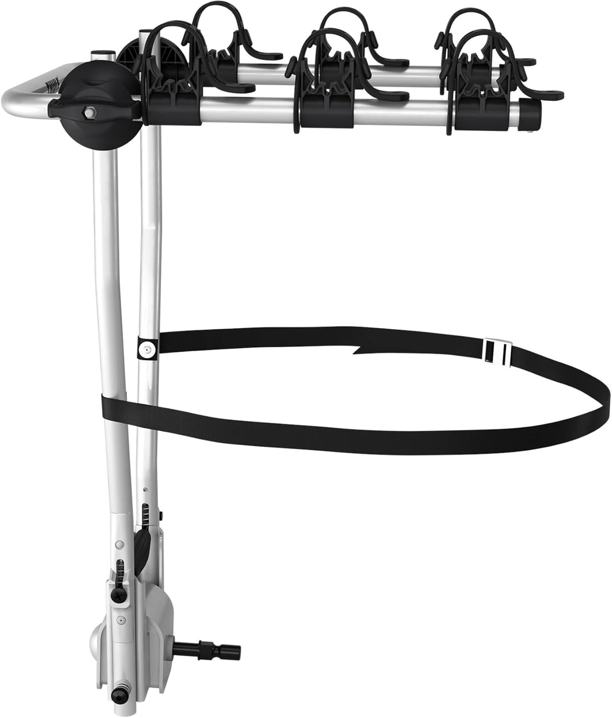 Thule HangOn 3 Tilt, portabicicletas básico de bola de remolque, inclinable y fácil de usar (para 3 bicicletas) TH9720 Gris