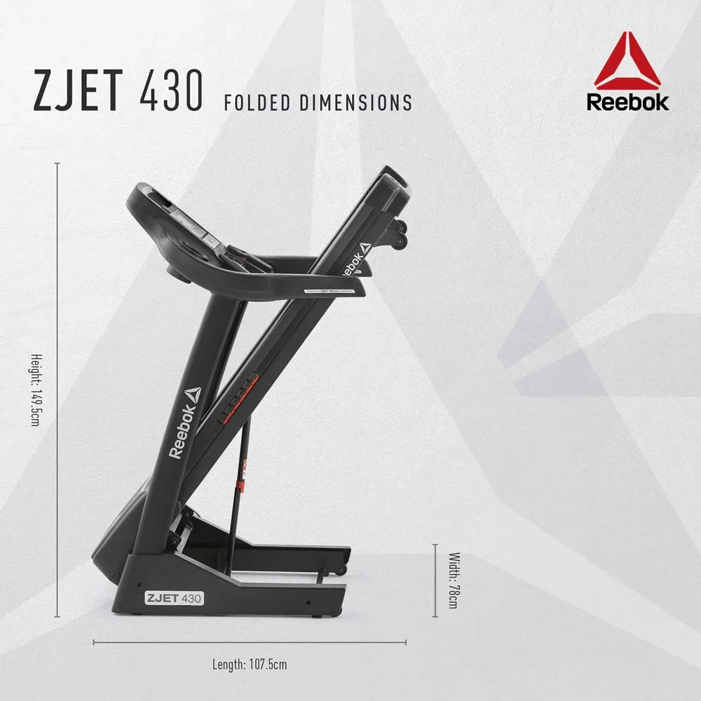 Cinta de correr Bluetooth Reebok ZJET 430
