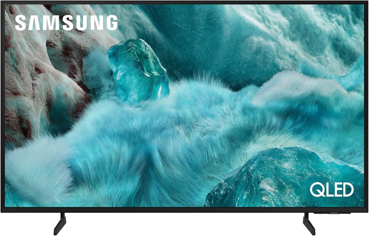 Samsung TV AI 55 pulgadas QLED 55Q7F3 4K Smart TV, Quantum Dots, procesador Q4 AI, WiFi, Airplay, HDR, Q-Symphony, OTS Lite, seguridad Knox, Gaming Hub, Bixby, aplicaciones de operador integradas