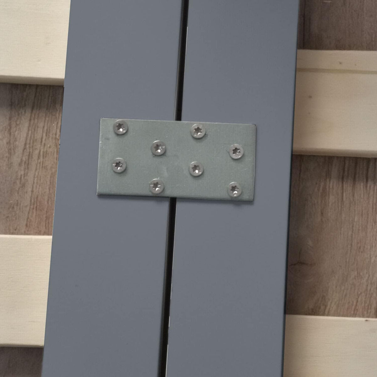 Homestyle4u Cama familiar 270x200 cm, cama de palés de madera maciza, gris | Modular de 3x 90x200 cm – incl. somier, pino macizo, altura 28 cm, para dormitorio y habitación infantil
