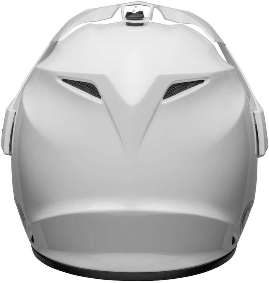 Casco de moto Bell MX-9 ADV MIPS sólido ECE de policarbonato, MIPS, visera ajustable, ventilación Velocity Flow, forro antimicrobiano lavable, rendimiento profesional, color: blanco, talla: 2X