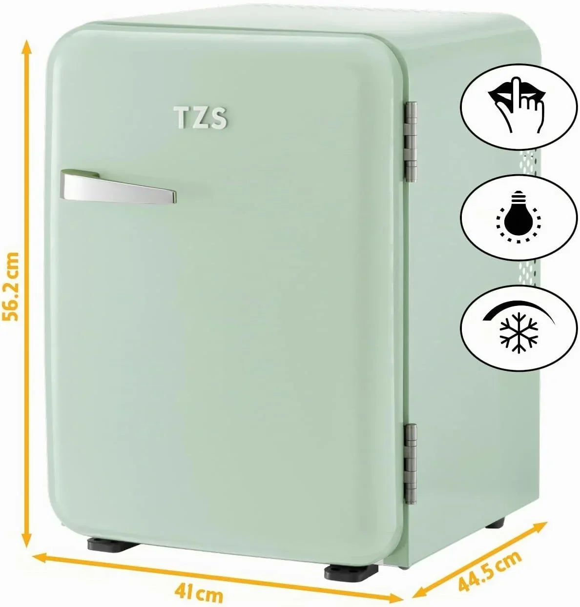 Mininevera 40L diseño retro FA-5172-3-GL 40 litros independiente compacta sin congelador
