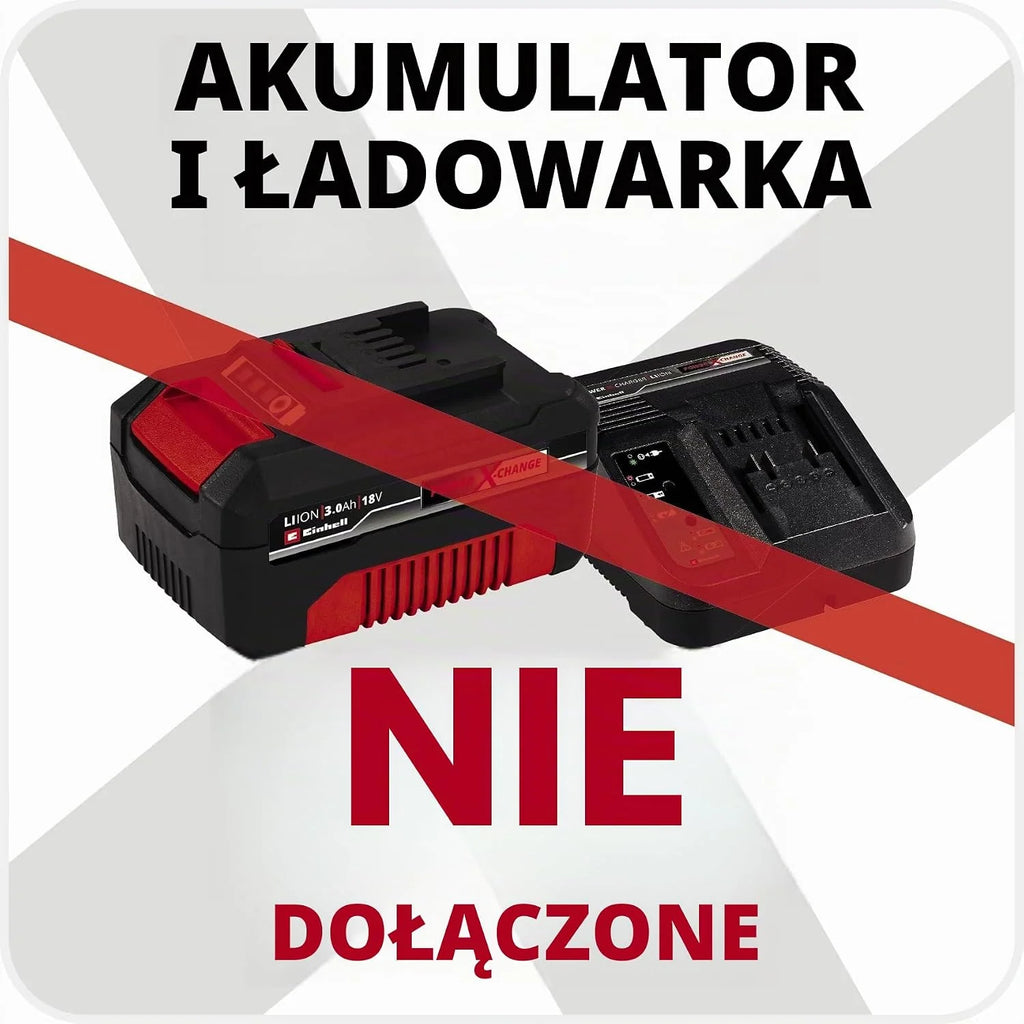 Einhell Ge-Cm 36/34-1 Li-Solo Kosiarka Akumulatorowa, Czerwony/Czarny, 33.5 cm