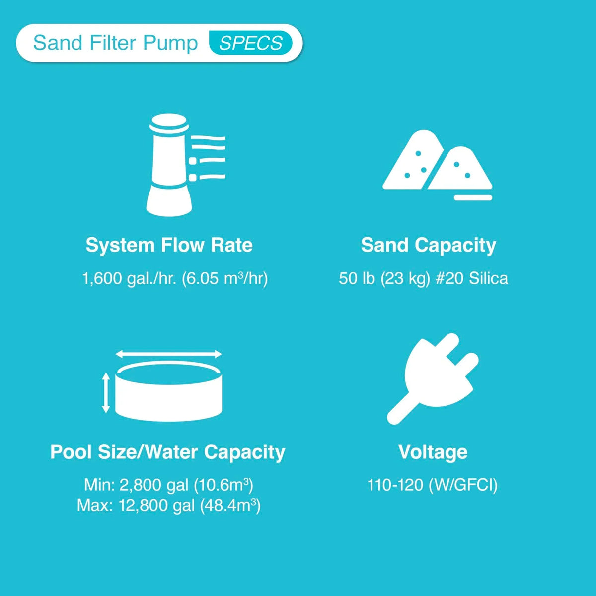 Bomba de filtro de arena Intex 2100 GPH para piscinas sobre suelo 2025 con aspirador automático