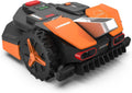 WORX LANDROID Vision WR202E, Robot cortacésped inalámbrico sin cable perimetral, 250 m² (máx. 350 m²), instalación en 30 min, cámara 4K + IA adaptativa, evita todos los obstáculos, corte de bordes, multizona