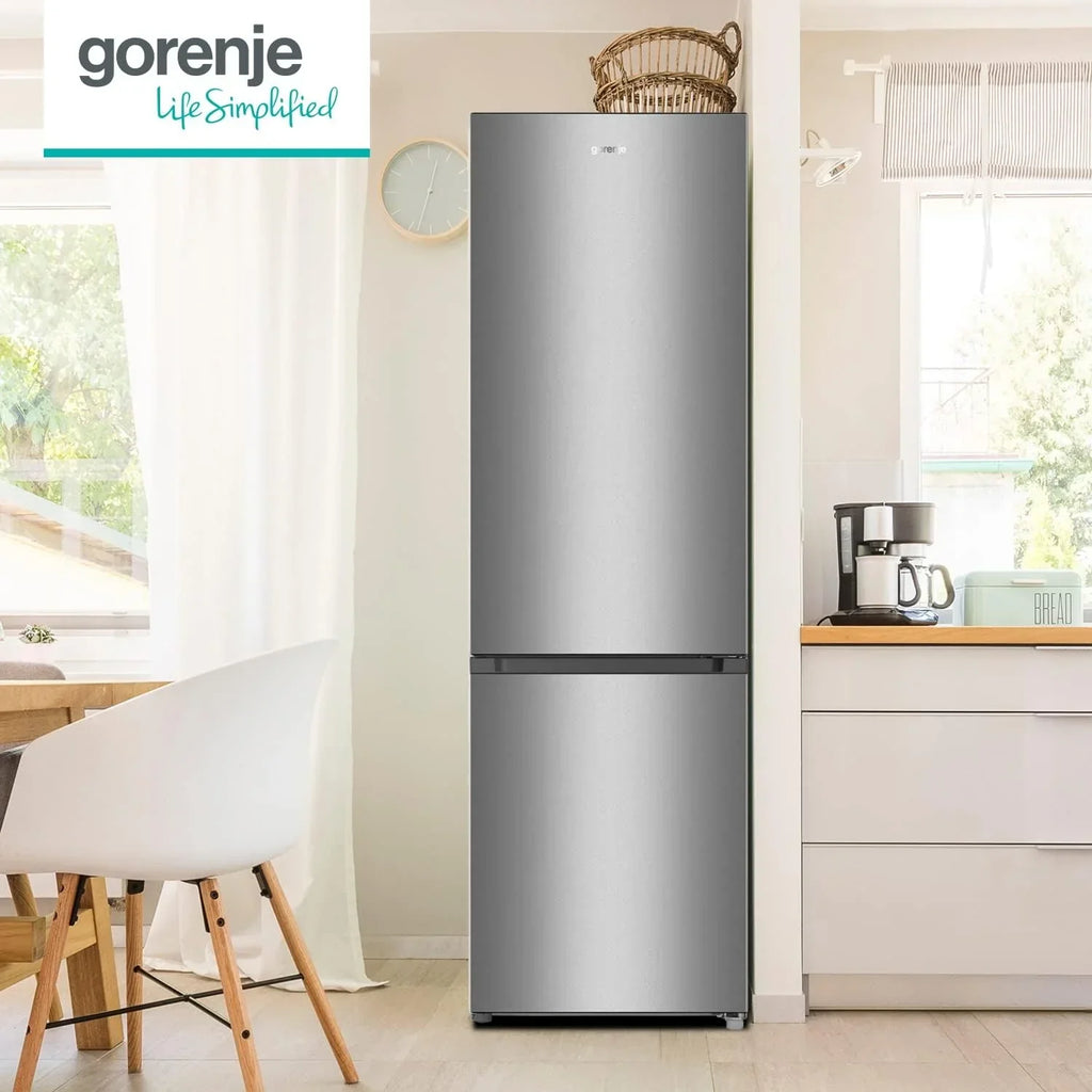 Frigorífico combi Gorenje RK 4182 PS4 180x55x55,7 cm, refrigeración 198 L, congelación 66 L, LED, 39 dB, gris, clase energética E