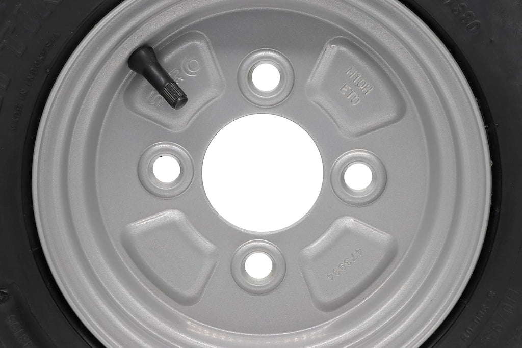 Rueda de repuesto para remolque Deli 4.00-8 4.80-8 4PR 62M para Stema DDR, rueda completa con orificio central grande, juego o individual, 8 pulgadas