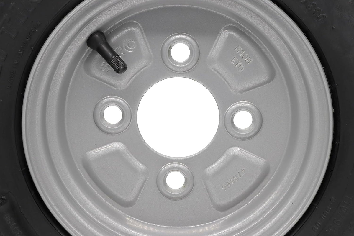 Rueda de repuesto para remolque Deli 4.00-8 4.80-8 4PR 62M para Stema DDR, rueda completa con orificio central grande, juego o individual, 8 pulgadas