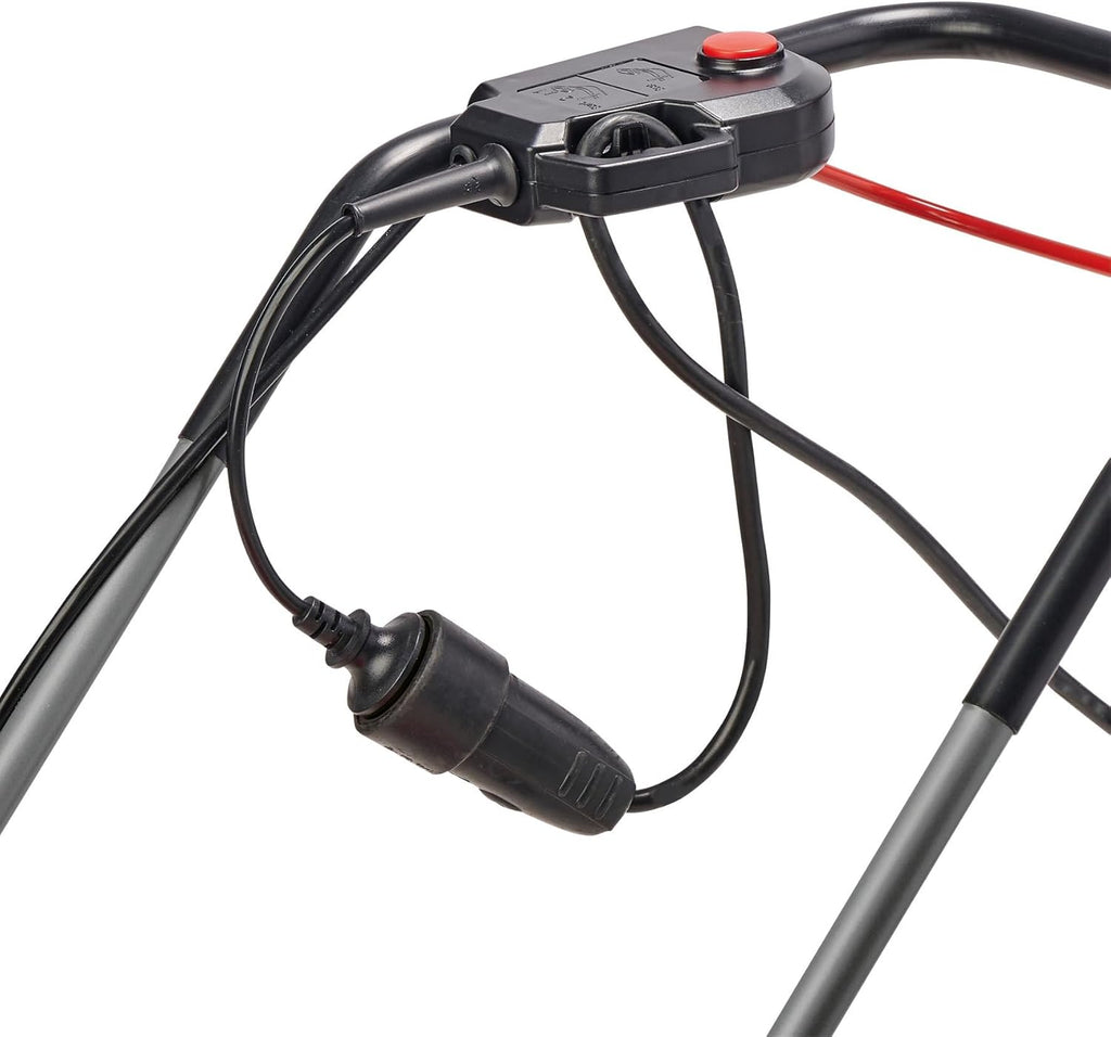Cortacésped eléctrico Einhell GC-EM 1800/43 (1800 W, ancho de corte de 43 cm, hasta 800 m², caja colectora de 50 L, ajuste centralizado de altura de corte de 20-65 mm)