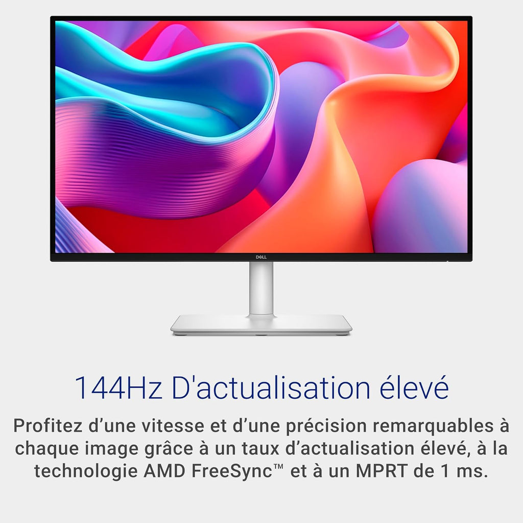 Monitor Dell 27 Plus USB-C - S2725DC, QHD (2560x1440), 144Hz, IPS, 1ms MPRT, AMD FreeSync, 99% sRGB, ajuste de altura, altavoces integrados, 2 USB-C, DisplayPort, HDMI, 2 USB-A, garantía de 3 años
