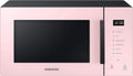 Samsung MG23T5018CP Kuchenka mikrofalowa, 23 l, 1100 W, Air Fry, ze złotniczą tacą, designerskie szkło, puder