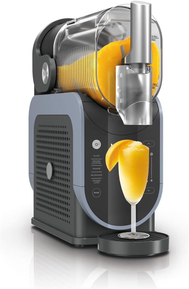 Ninja SLUSHi Máquina para bebidas congeladas, para granizados, cócteles congelados, frappés, batidos y zumos congelados, sin necesidad de hielo ni preparación, tecnología WhisperChill, 1,9 l