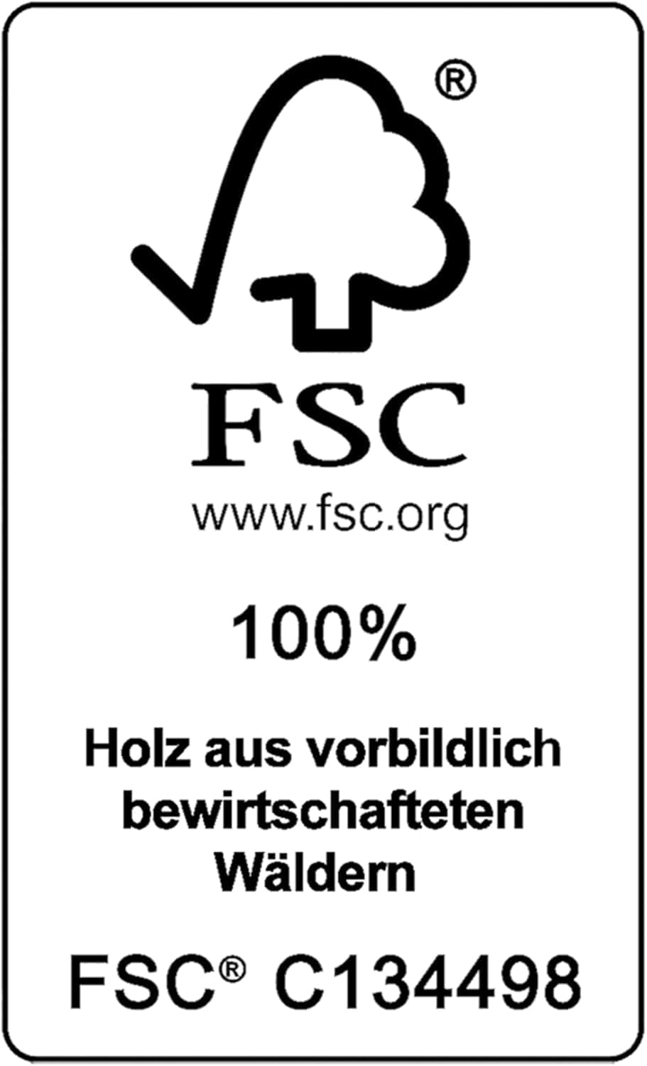 Mesa de jardín Casaria® resistente a la intemperie, con certificación FSC®, 200x100 cm