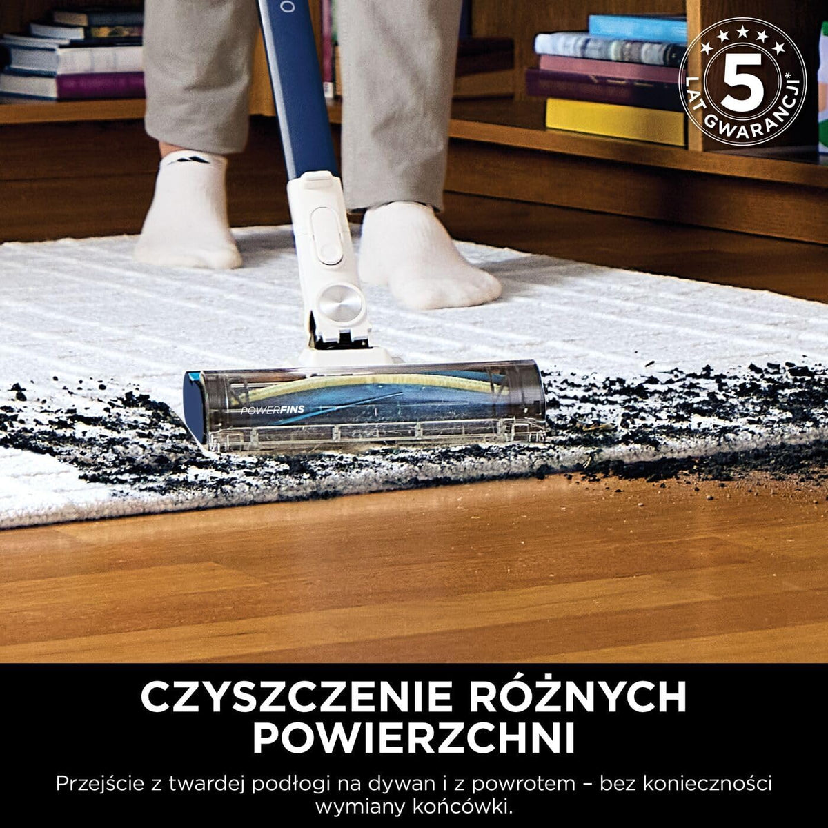 Shark PowerPro odkurzacz bezprzewodowy, granatowy metaliczny, IZ380EU